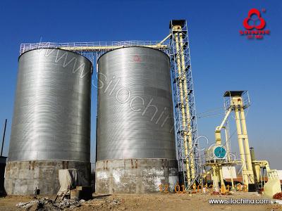 China 1000T Grain storage steel silo for sale