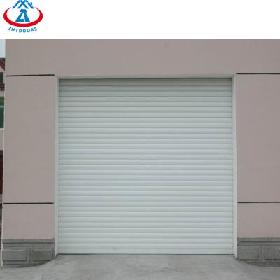 China ZHTDOORS Traditional Hot Sale Aluminum Electric Bearing Soundproof Roll Up Door Roll Garage Door for sale