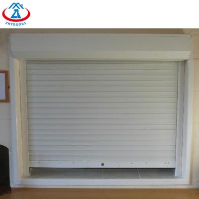 China ZHTDOORS Traditional Factory Wholesale White Garage Roller Door Price Roller Shop Roller Shutter for sale