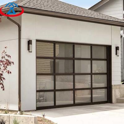 China Popular Morden Style Garage Door Customized Automatic Garage Glass Door for sale