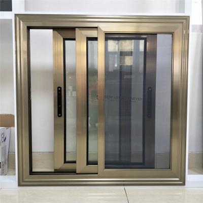 China 1500*1000 Mm Office Sliding Sliding Window Glass Aluminum Sliding Window for sale