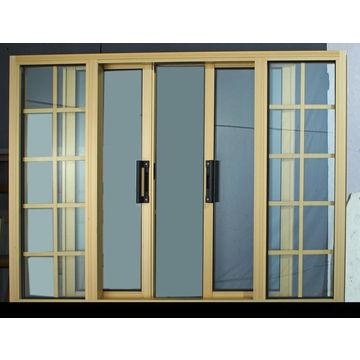 China House And Office Sliding Tempered Double Glass Aluminum Sliding Window for sale