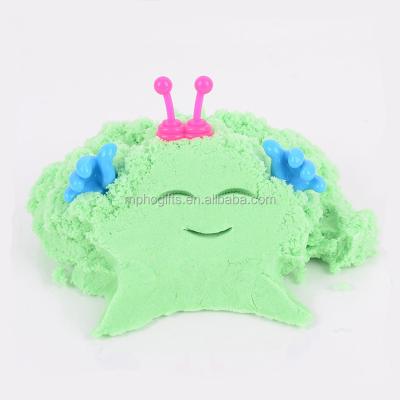 China Colorful Living Sand Plastic Sand Modeling Toy Monster Hands Cartoon Design Sand Molds for sale