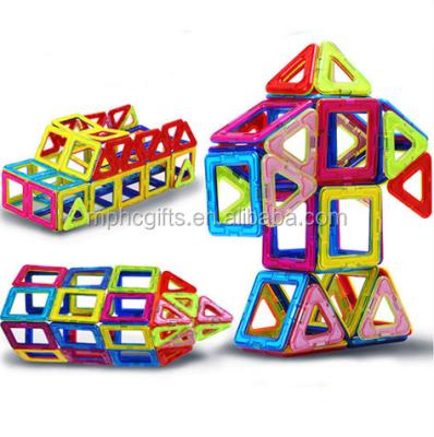 China Construction Toy Hot Selling Kids Educational DIY Toy Magnet Tile Building Blocks for sale