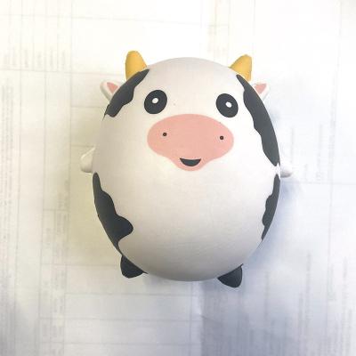 China Soft Touch Customized Toy Cute Scented Animal Cow Squeeze Stress Reliever Kids Adults Antistress Ball for sale