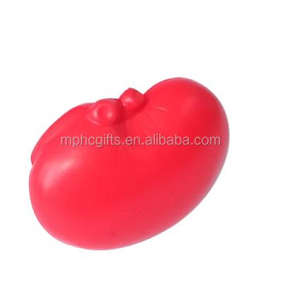 China Soft Toy PU Foam Stress Reliever Kidney Shape Compression Ball for sale