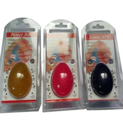 China TPR Egg Shape TPR Power Exercise Hand Grip Ball for sale