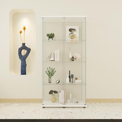 China Minimalist China cabinet with glass cabinets glass cabinets glass lego perfume shelves display cabinet minifigure display case scam acrylic comic toy for sale