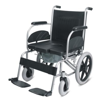 China Commode Toilet 4 Wheels U Commode Wheelchair Wheelchairs Aluminum Alloy for sale