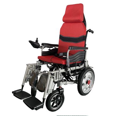 China Back And Foot Rest UJOIN Electric Automatic Adjustment Leg Lift And Back Lift Electric Wheelchair With Two Motor 250w for sale