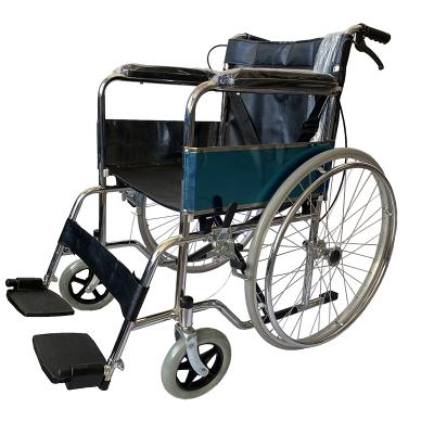 China Lightweight-UJOIN Disability Steel Equipment Wheelchair Steel Manual Wheelchair for sale