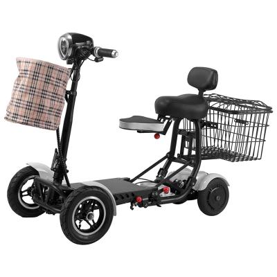 China UJOIN Unisex Four Wheels Portable Adult Folding Electric Mobility Scooter With Chair for sale