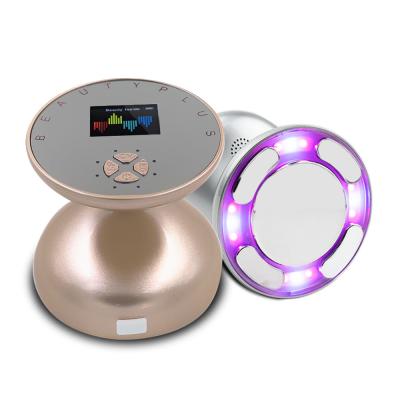 China Skin Tightening Ultrasonic Cavitation Slimming Machine LED EMS Face Personal Care Galvanic Body Slimming Machine for sale