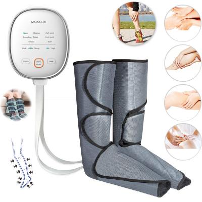 China Heating Body Leg Air Compression Massager for Foot and Calf Circulation with Handheld Controller 3 Intensities 2 Modes 2 Temperatures for sale