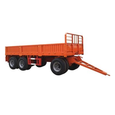 China Truck trailer 3 axles 60 ton full flatbed trailer for sale for sale