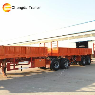 China Truck Trailer 3 Axles 70ton 20ft 40ft Cart Container Combine Superlink Link Semi Trailer For Transportation for sale