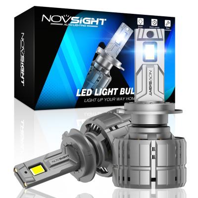 China Universal Novsight N60 40000lumen 200W Car Led Headlight Bulb H4 H7 H11 9005 9006 Automotive Customized Led Headlight Kit Car Led Headlamps for sale