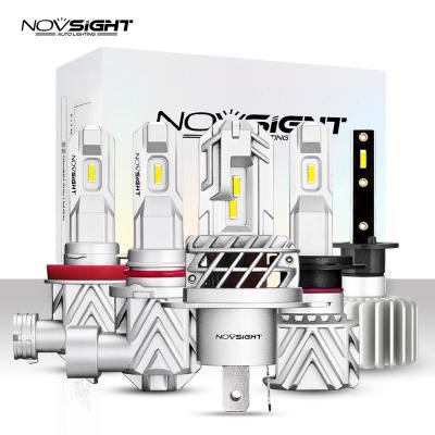 China Novsight all-in-one H11 led full auto lighting system h1 h3 h4 h7 h11 9005 9006 led headlight brightness 50000LM 6500K for sale