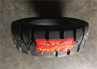 China Pneumatic rubber Forklift Tyre / Solid Tyre For three wheel forklift for sale