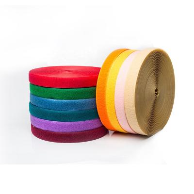 China Viable double-sided self-adhesive nylon customization of hook and loop tape backing for sale