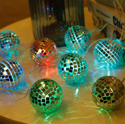 China Christmas Decoration Plastic Crystal Ball Light Regular Twine for sale