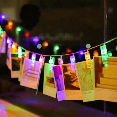 China Battery Operated String Lights LED Light Photo Clip 1.65M/3.1M/5M for sale