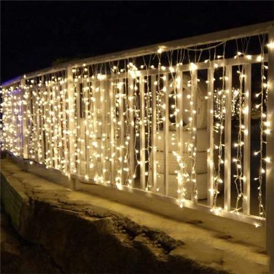 China Liangliang Icicle Lights LED String Lights Christmas Decoration String Garland Curtain 2m*0.5m for sale