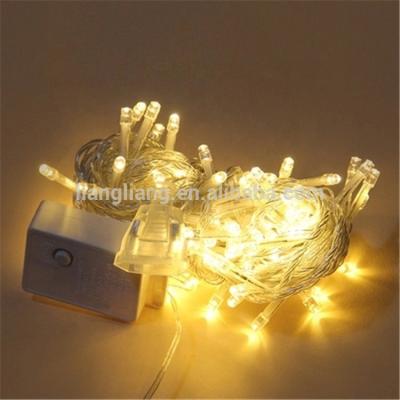 China 10m 100 LED Outdoor Christmas Warm White Fairy String Lights 5mm Led for sale