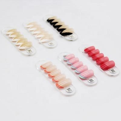 China Easy Apply Factory Direct Sale Multi Color Long Nail Claws Chic Design Fake Tips for sale