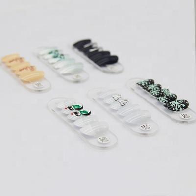 China Custom Design Color And Design Full Cover Fake Nails 24PCS Press On Nails for sale