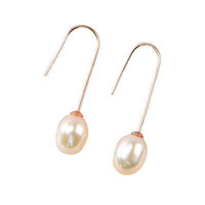 China 10 Years Experience WX1369 Natural Pearl Earrings 2020 Gold Earrings For Women for sale