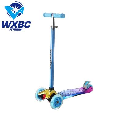 China New high quality child electroplate baby scooter wheels with LED light kids scooter for sale for sale