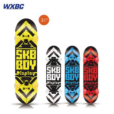 China Cheap Youth Blank 31*8inch Custom Design Skateboard Board Decks Wholesale Wooden 7 Ply Skateboard for sale