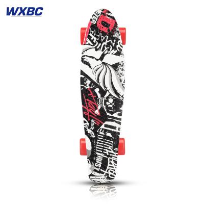 China Chinese factory wholesale plastic youth skateboard for kids with PU wheel for sale