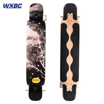 China Professional 46inch Youth Wooden Skateboard With Dance Customized Complete Longboard for sale