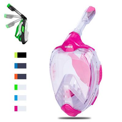 China Snorkeling Mask Full Face Full Face Face Mask Swimming Diving Snorkel Nice Snorkel Mask for sale