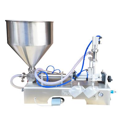 China Small Head Food Single Head Liquid Paste Piston Filling Machine Tomato Sauce Juice Honey Suction Bag Quantitative Filling Machine for sale