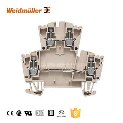 China PA66 WDK 2.5/D Weidmuller terminal block with electronic components diodes for sale