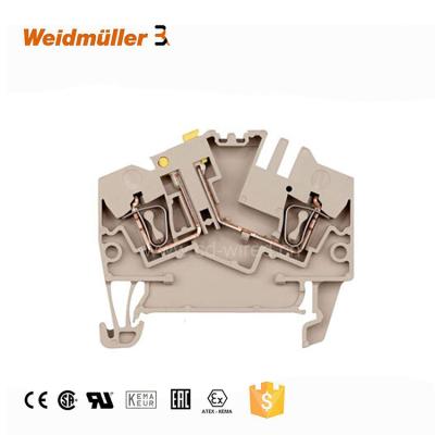 China Wemid Weidmuller Test Spring Terminal Blocks Insulating Terminals ZTR 2.5/2 for sale