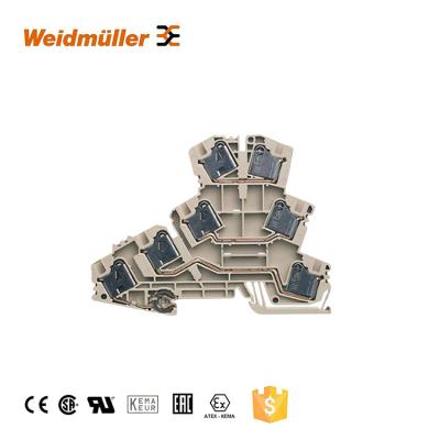 China Authentic Wemid PMAK4 Weidmuller 3 Level Electrical Terminal Block for sale