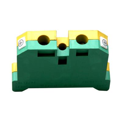 China V0 PA66 Copper Rail ElectricalConnectors Types Cable Shield Clamp Earth Terminal for sale