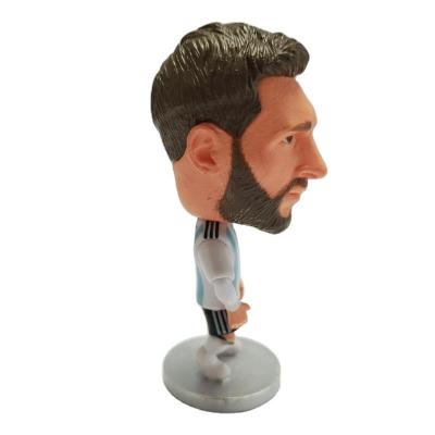 China Wholesale Hot Players Stock Gift Vinyl Toy Decorator Football Player PVC Figure Stock Number Manufacturer for sale