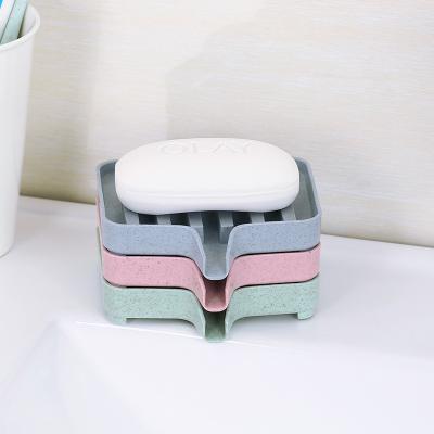 China Eco-friendly Hot Sale Bath Soap Box Bathroom Quick Drain Plain Soap Box for sale