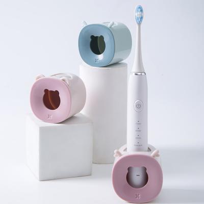 China Factory direct white adsorption toothbrush stocked multifunctional holder for sale