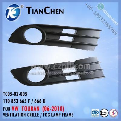 China ABS VENTILATION GRILLE / FOG LAMP FRAME for TOURAN 1T0 853 2006 - 2009 K 665 F / 666 - 1T0853665F / 1T0853666K for sale