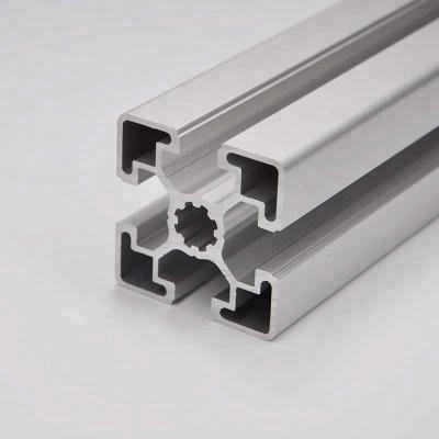 China Industrial T-slot 45x45L light bosch 8mm t slot aluminum extrusion profile 4545L for sale