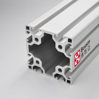 China Industrial T-slot 80x80L light bosch 8mm t slot aluminum extrusion profile 8080L for sale