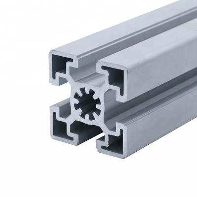 China Industrial T-slot 45x45 extrusion bosch 8mm heavy t slot aluminum profile 4545 for sale