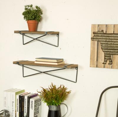 China (Other) Adjustable Multifunctional Wooden Wall Shelf with Dividers for Household Decoration Products for sale