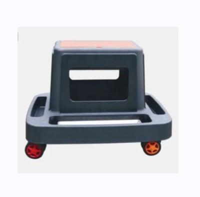 China Plastic Rolling Work Seat with Tool Tray 350lbs(L)*36(W)*33(H)cm for sale